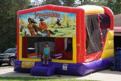 Cowboy and Indian Slide-Inside-Hoop-4in1 Cowboy and Indian Slide-Inside-Hoop-4in1